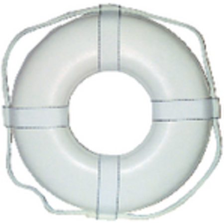 Cal-June Jim-Buoy Closed Cell Foam U.S.C.G. Approved Life Ring w Webbing Straps G-19